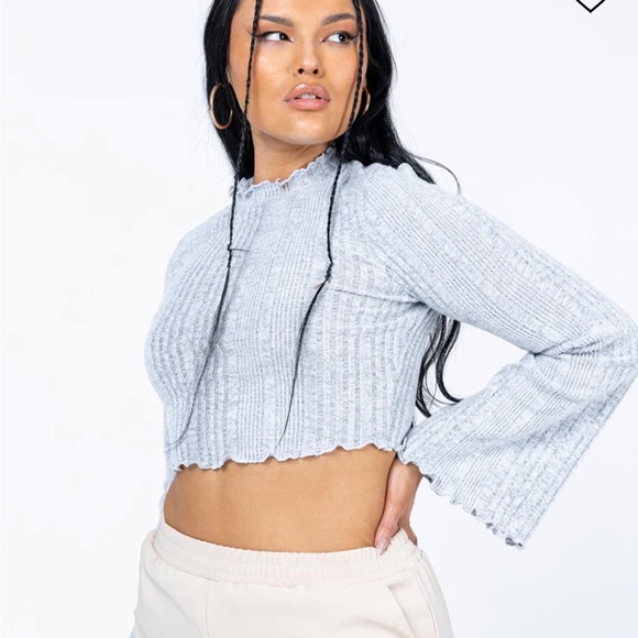 Princess Polly Tops - Parsons top Grey